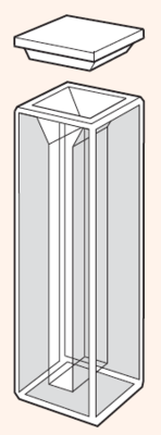 半微量石英比色皿 方形池，4mm狭缝，10mm光程