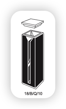 次微量石英比色皿 方形池,2mm狭缝